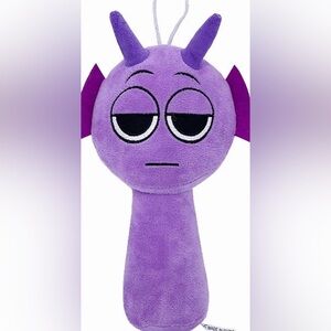 Sprunki Game Soft Plush Stuffed Animal Christmas Gifts Durple Plushie Incredibox